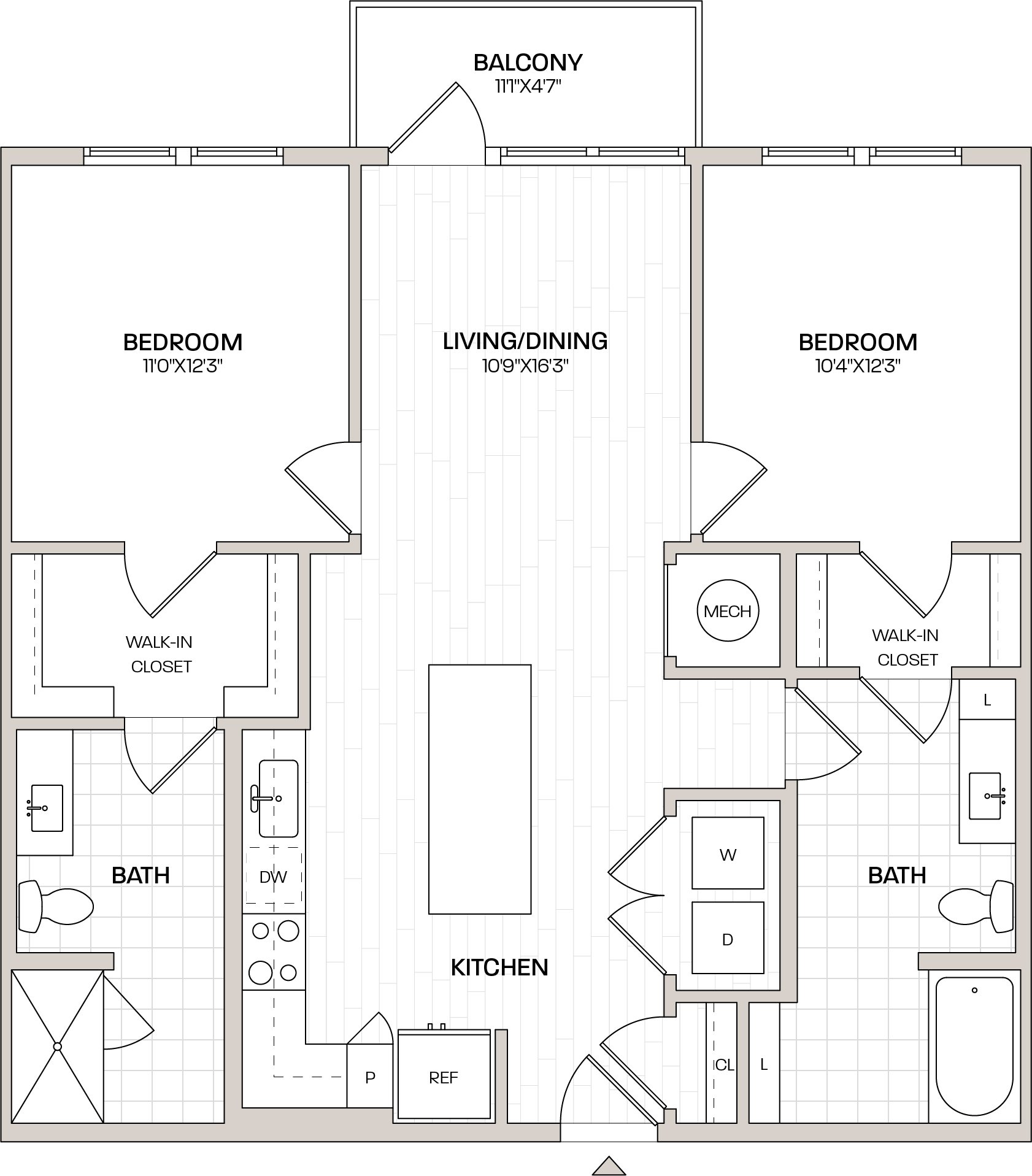Floor Plan Image of Apartment Apt 2206
